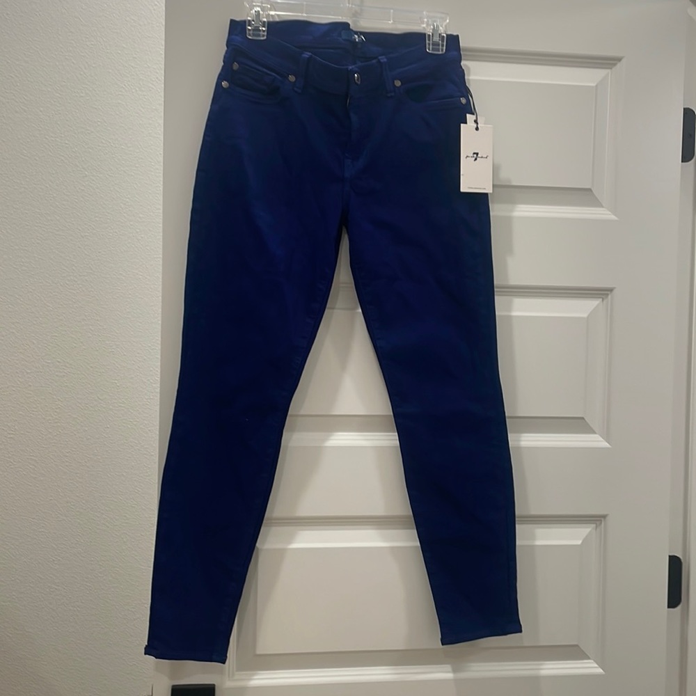 7 for all mankind -Size 29- dark blue slim illusion jean NWT